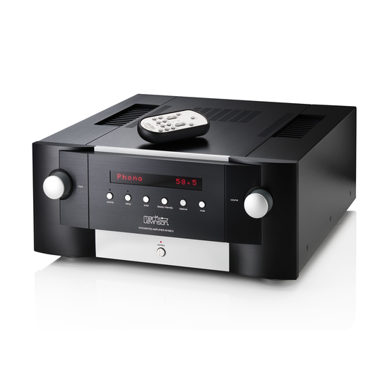 Nº585.5 - Black - Fully Discrete Integrated Amplifier with Class A Pure Phono Stage - Detailshot 1 image number null