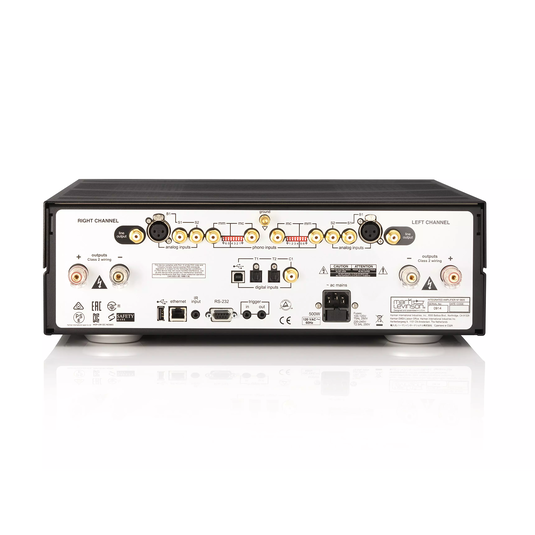№ 5805 - Black / Silver - Integrated Amplifier for Digital and Analog sources - Back image number null