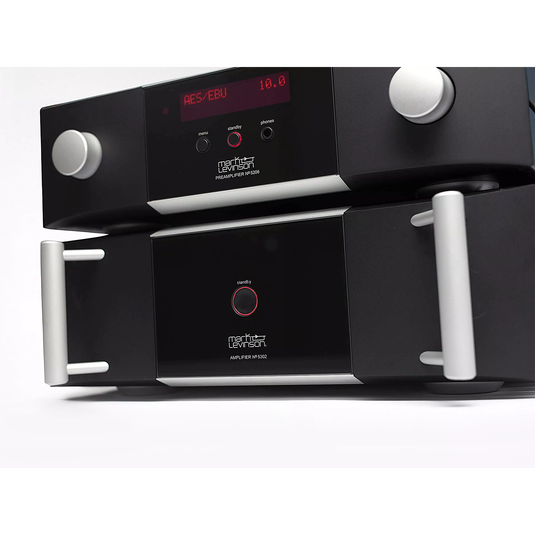 №5206 - Black - Mark Levinson № 5206 preamplifier with Pure Path fully discrete, direct-coupled, dual-monaural line-level class A preamp circuitry, MM/MC phono stage, and Main Drive headphone output. - Detailshot 2 image number null